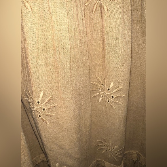 FREE PEOPLE  Celestial Skies Embroidered Tiered Midi Dress SIZE: XS - Picture 6 of 11